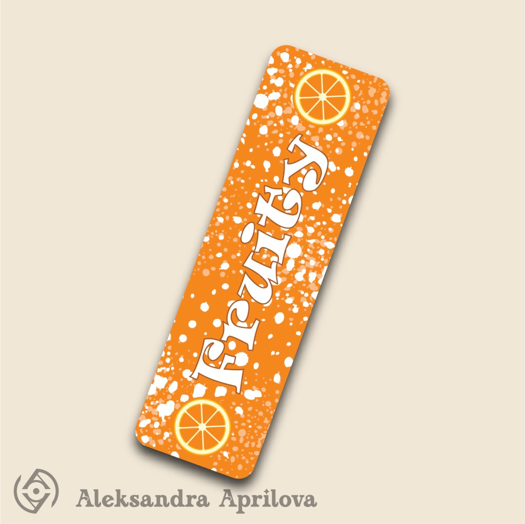 Книгоразделител „Fruity с дъх на&nbsp;портокал“