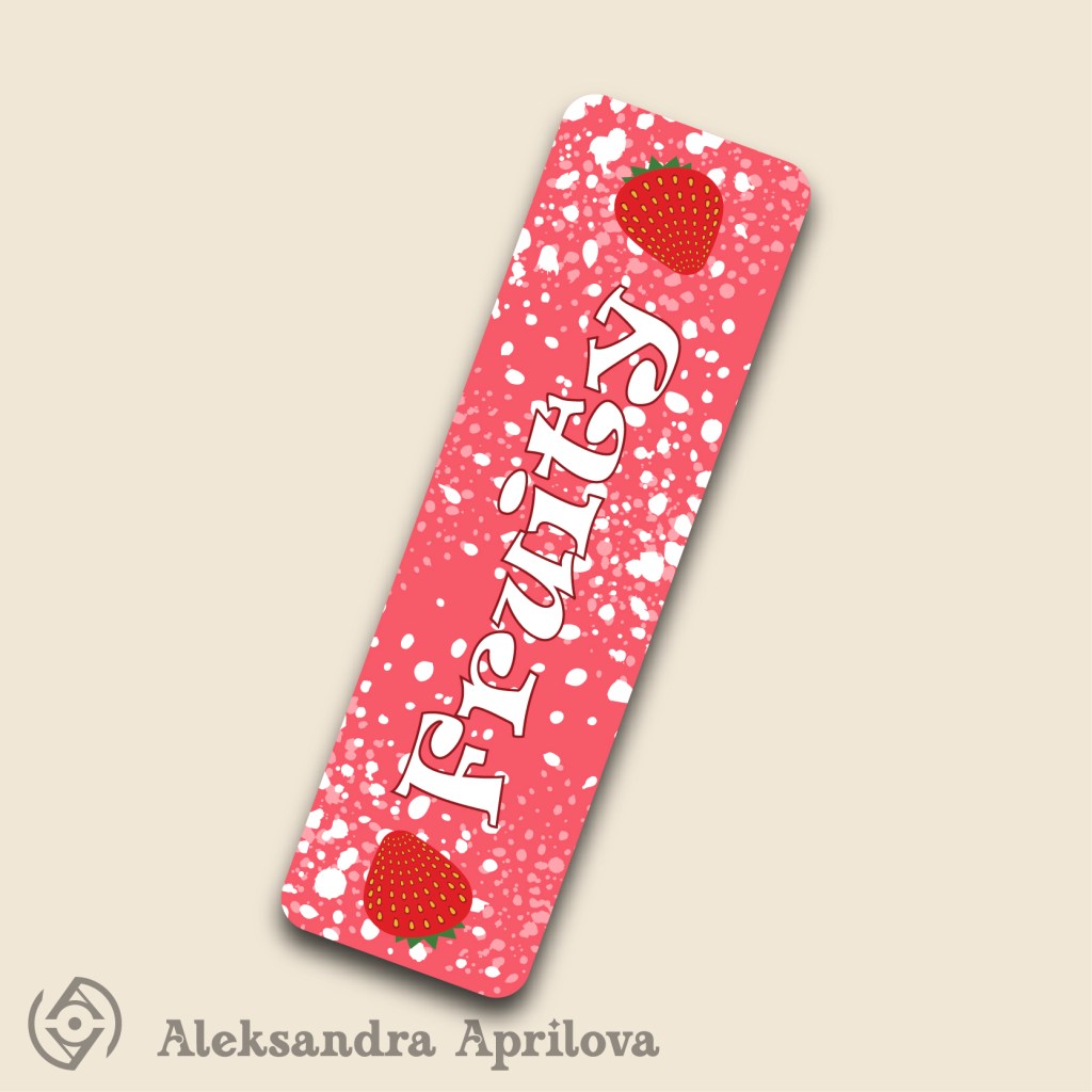 Книгоразделител „Fruity с дъх на&nbsp;ягода“